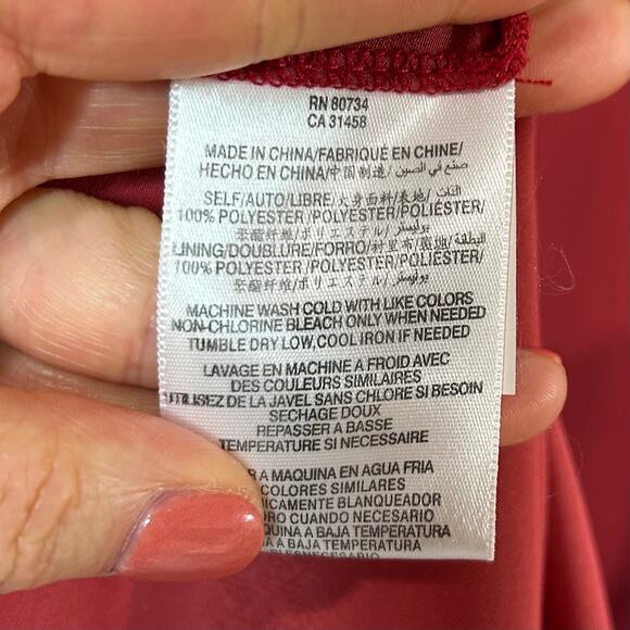 BCBG Generation Red Dress Size Large - Picture 6 of 10